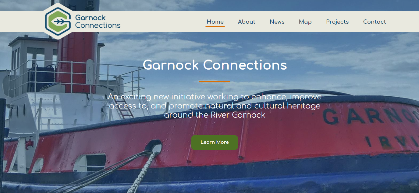 The website of the Garnock Connections Landscape Partnership (c) Garnock Connections Landscape Partnership
