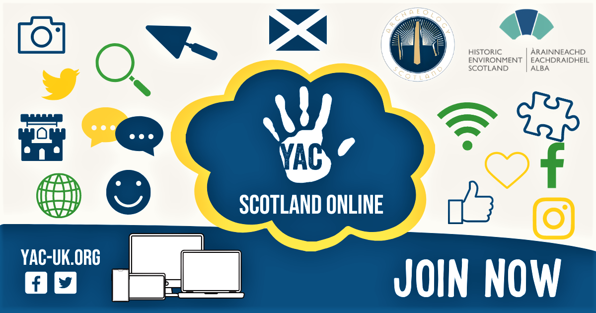Launch of Scotland Online Young Archaeologists Club branch