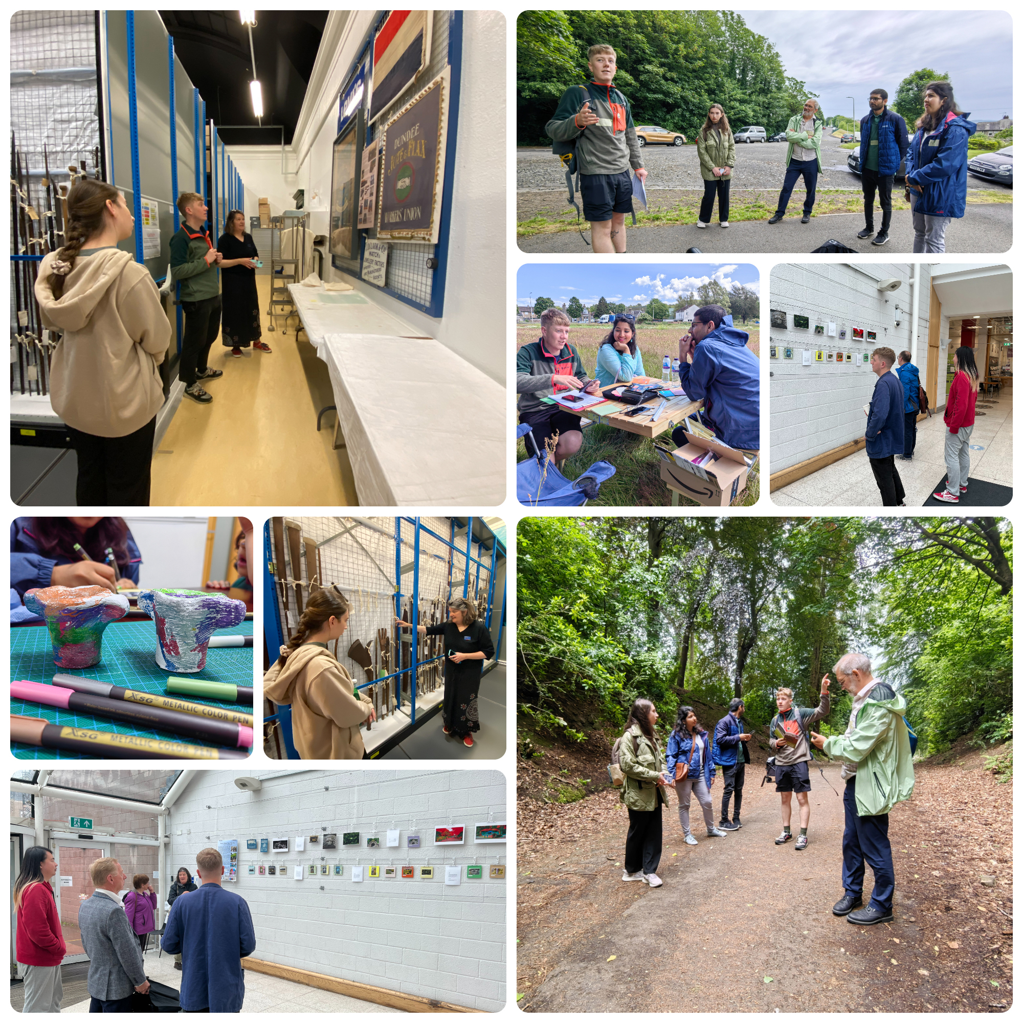 Exploring Photography and Archaeology with New Scots in Dundee