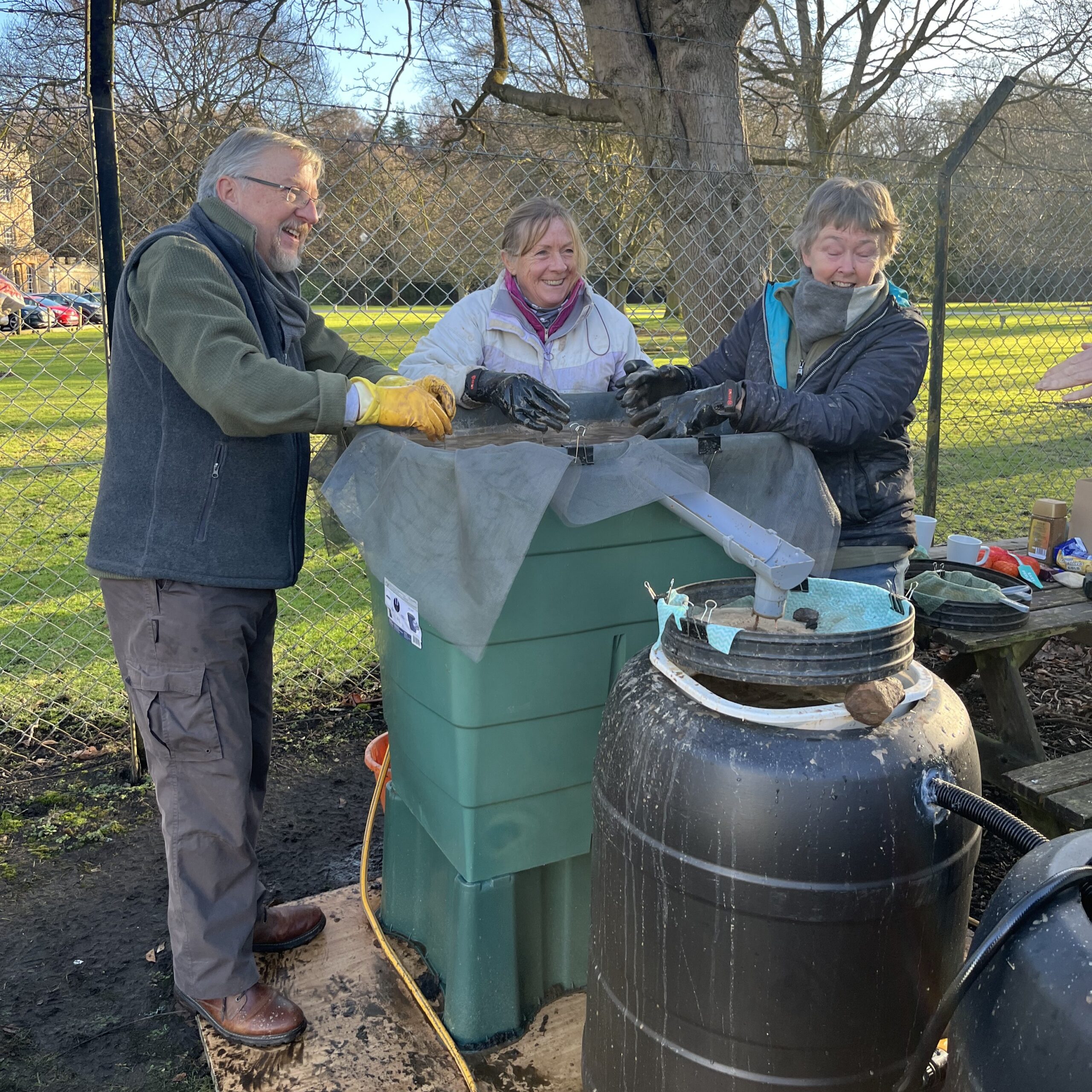 Shaking up History: Wet Sieving